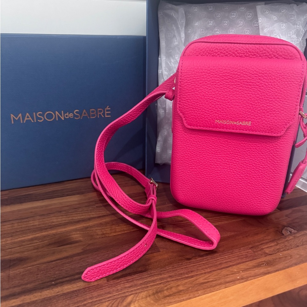 Maison de Sabré Pink Crossbody Bag